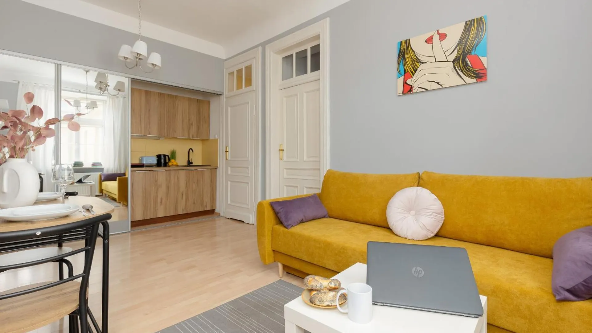 Apartmán Sunny Studio Lwowska Street Metro By Noclegi Renters Varšava